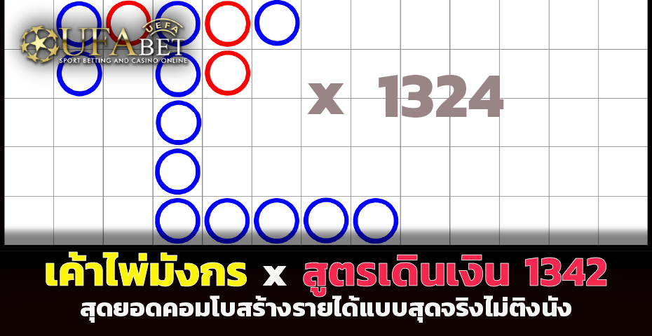 เค้าไพ่มังกร คู่กับ สูตร บาคาร่า เดินเงิน 1342 สุดยอด