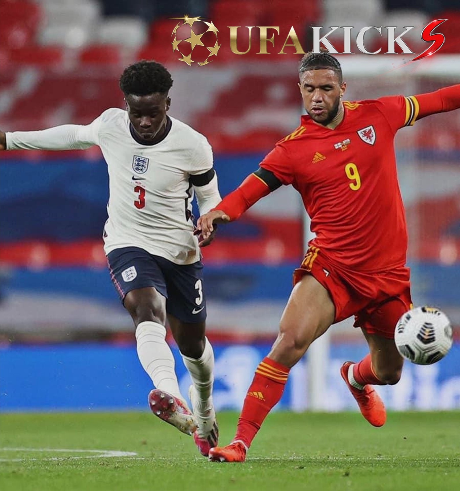 ซากา ยังฟอร์มแรงช่วย อังกฤษ ต้อนเอาชนะ เวลส์