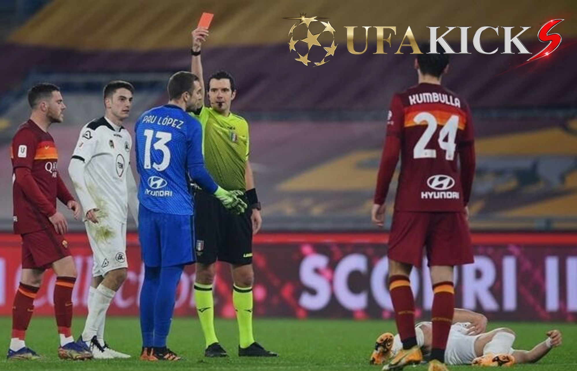 หมาป่ากรุงโรม โดนปรับสกอร์แพ้ สเปเซีย หลังเปลี่ยนผู้เล่นเกินกำหนด